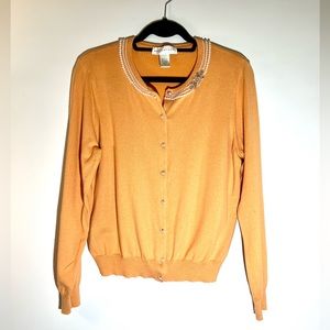 Doncaster Button-up Embellished Cardigan